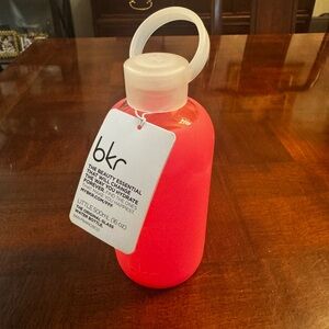 bkr 16 oz. Glass with Silicone Sleeve Pink Water Bottle NEW Rosy